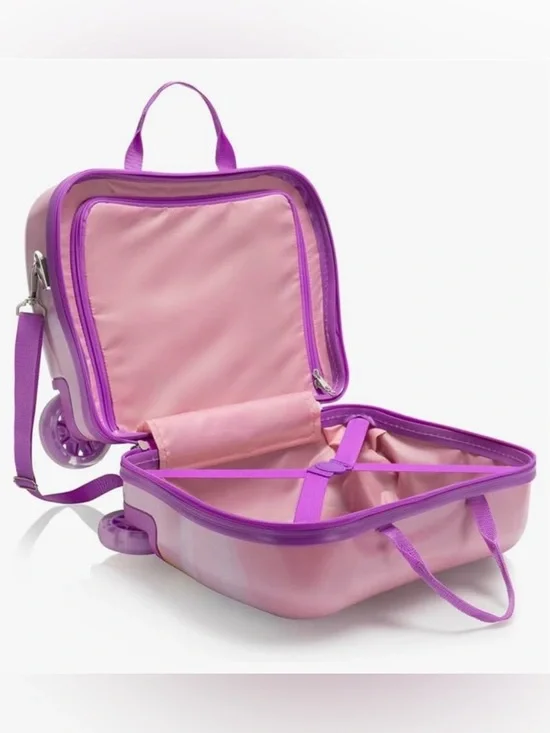 Kohl's Pink & Purple Princess Carriage Ride-On Kids Luggage - Picture 6 of 12